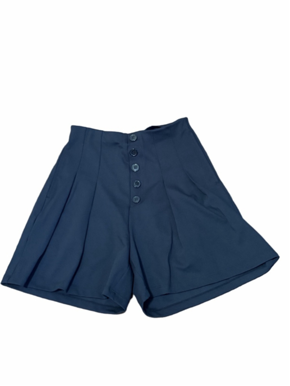 NWT Halara High Waisted Pleated Shorts in black size XS